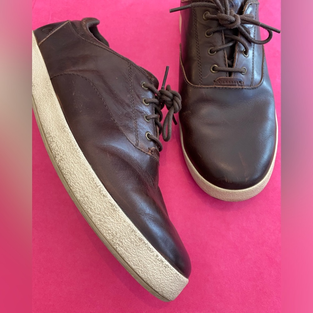 Olukai brown leather sneakers size 11 (men's)